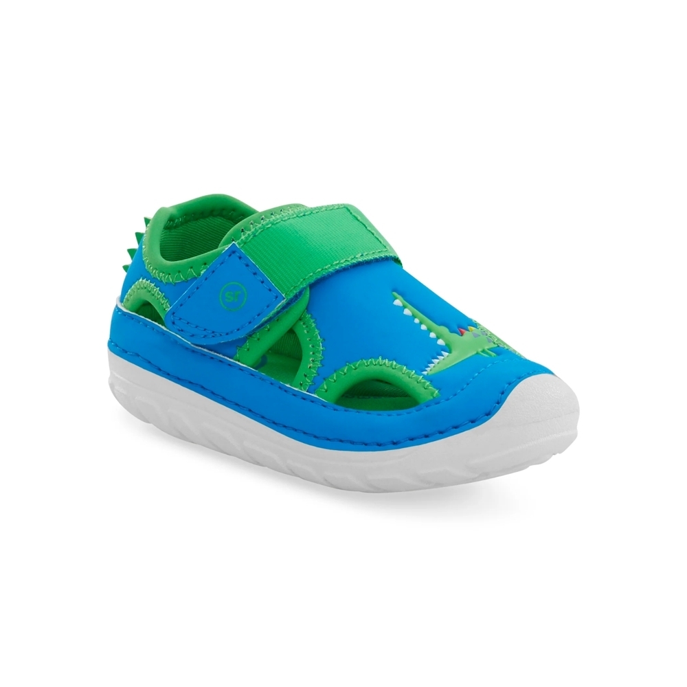 Stride Rite Blue and Green Kids Sandals